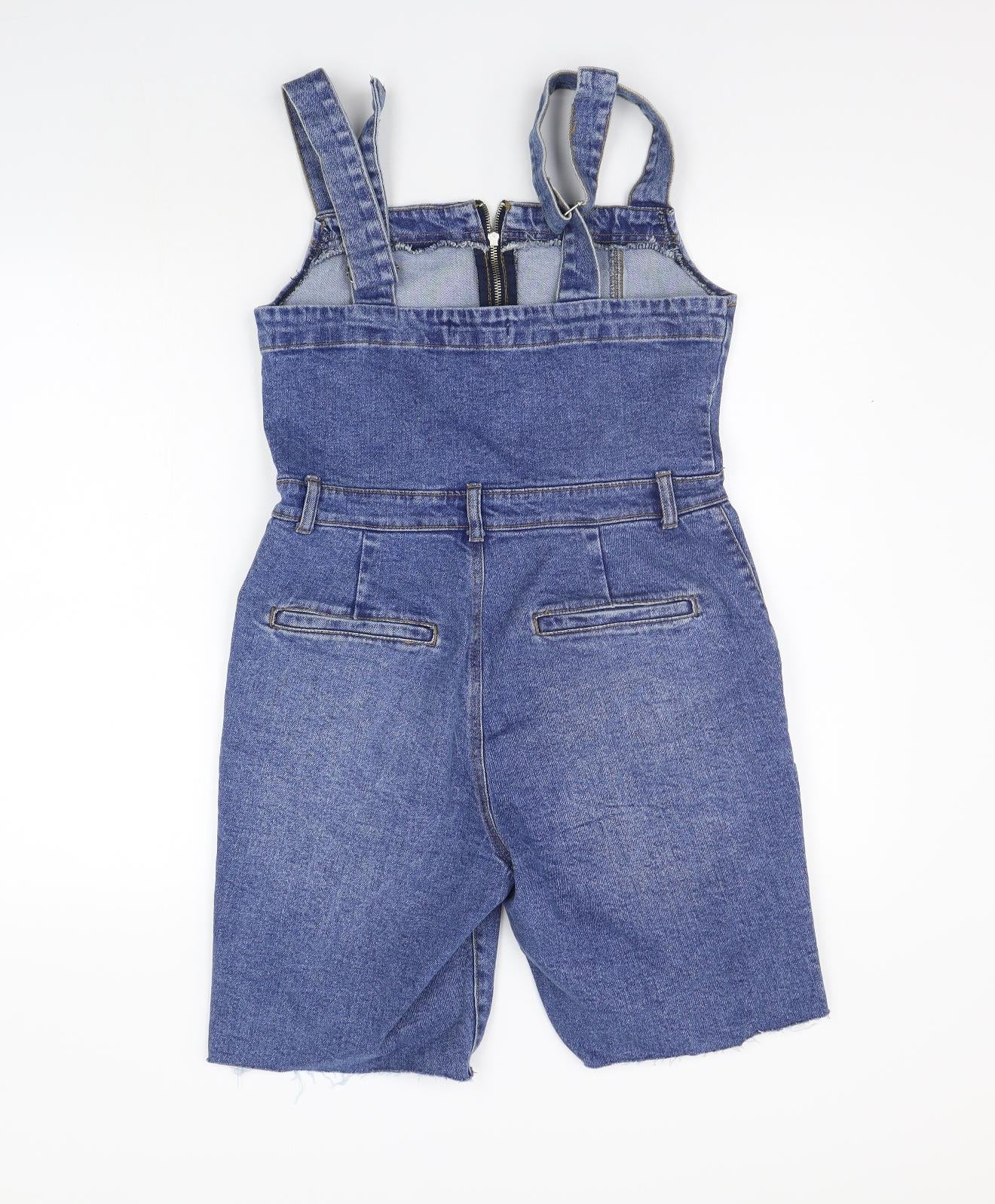 deniem co Womens Blue   Dungaree One-Piece Size 12