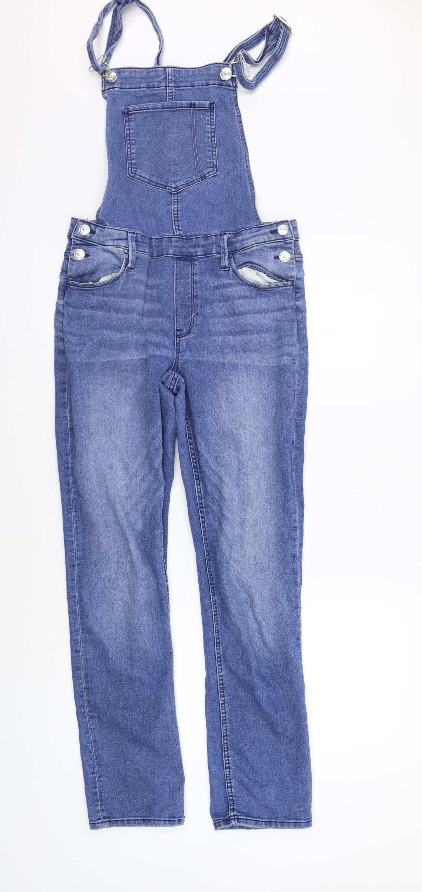 H&M Girls Blue   Dungaree One-Piece Size 14-15 Years