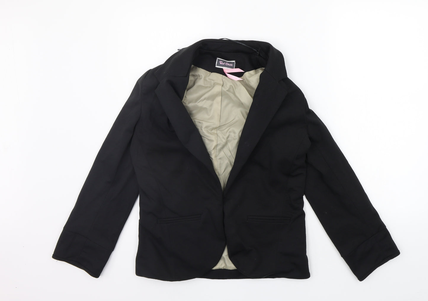 Red Chilli Womens Black   Jacket Blazer Size 8