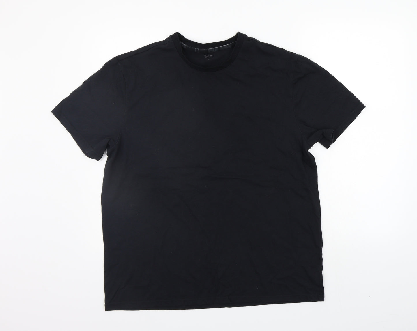 TU Mens Black    T-Shirt Size L