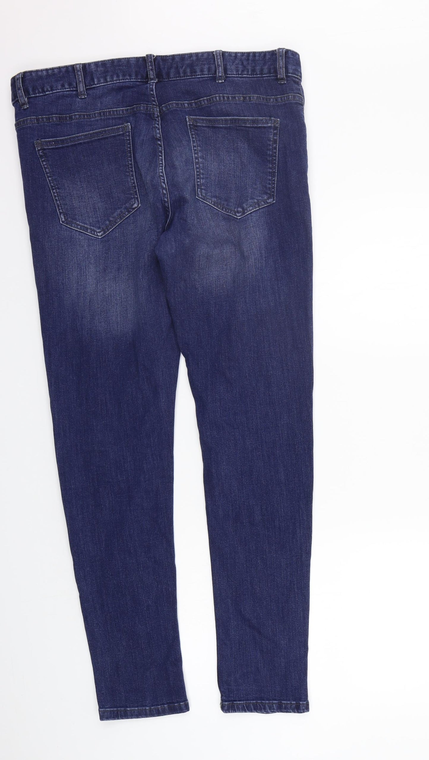 deniem co Mens Blue   Straight Jeans Size 38 in L32 in