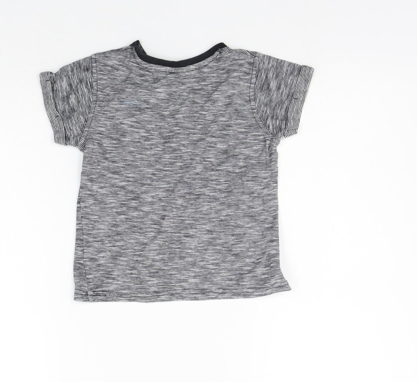 George Boys White Striped  Basic Polo Size 2-3 Years