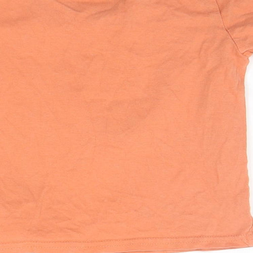 Primark Girls Orange   Basic T-Shirt Size 18-24 Months  - MONKEY