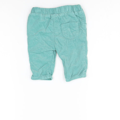 Marks and Spencer Girls Blue   Cropped Trousers Size 0-3 Months
