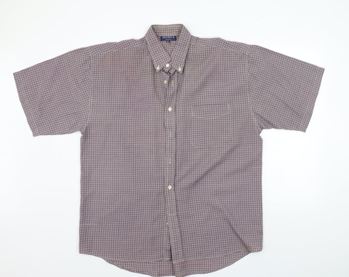 originals  Mens Red Check   Button-Up Size XL