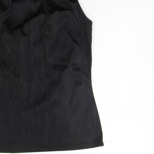 Marks and Spencer Womens Black   Basic Tank Size 8