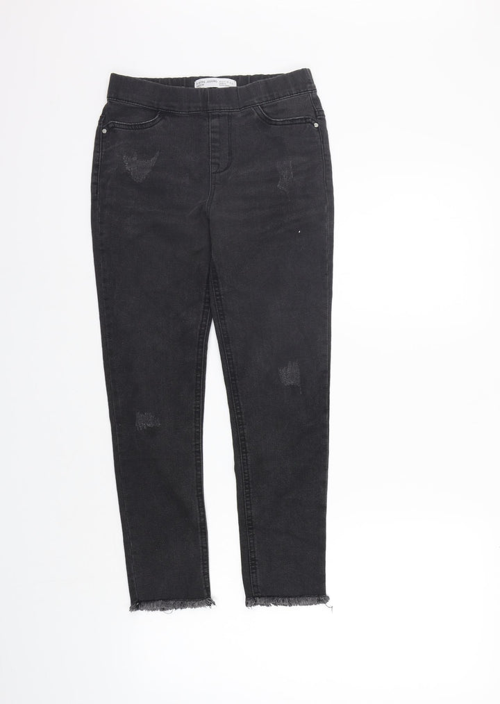 deniem co Girls Grey Jegging Jeans Size 9-10 Years