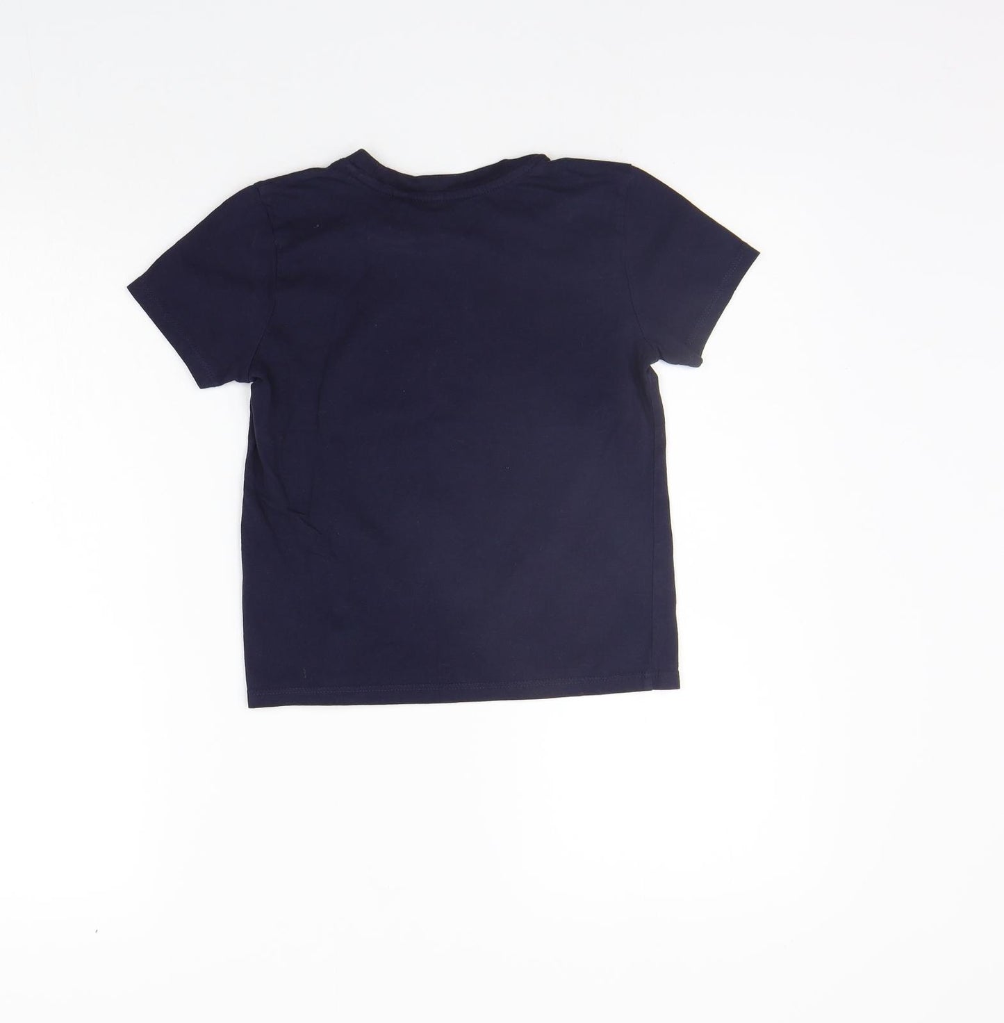 Primark Girls Blue   Basic T-Shirt Size 5-6 Years