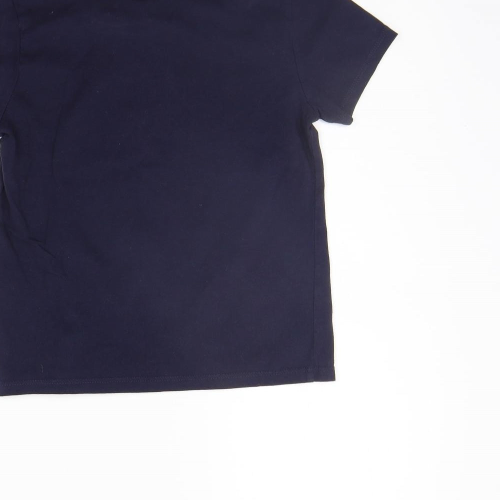 Primark Girls Blue   Basic T-Shirt Size 5-6 Years