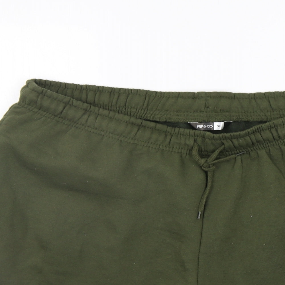 Pep&co Mens Green   Sweat Shorts Size XL
