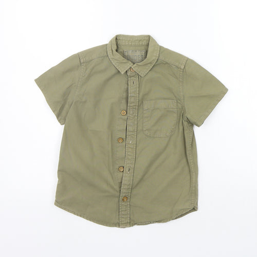 Matalan Girls Green   Basic Button-Up Size 6 Years
