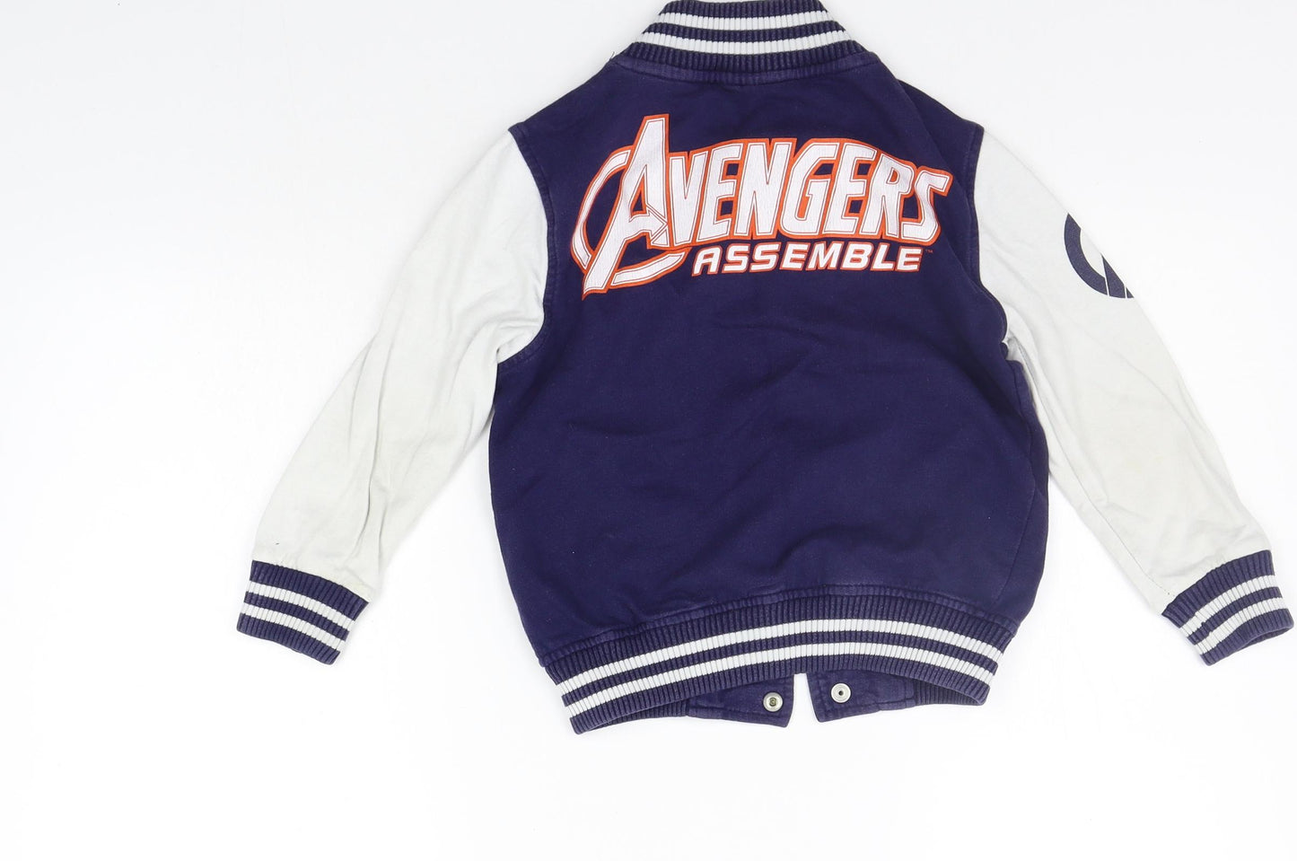 Marvel  Boys Blue   Jacket Coat Size 4-5 Years  - avengers