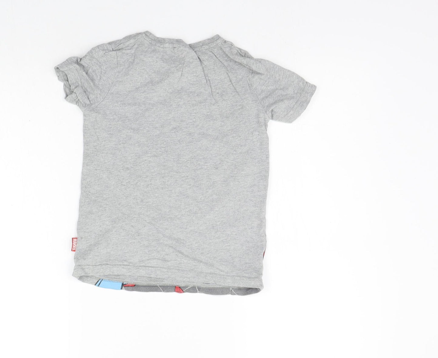 TU Boys Grey   Basic T-Shirt Size 5-6 Years  - marvel