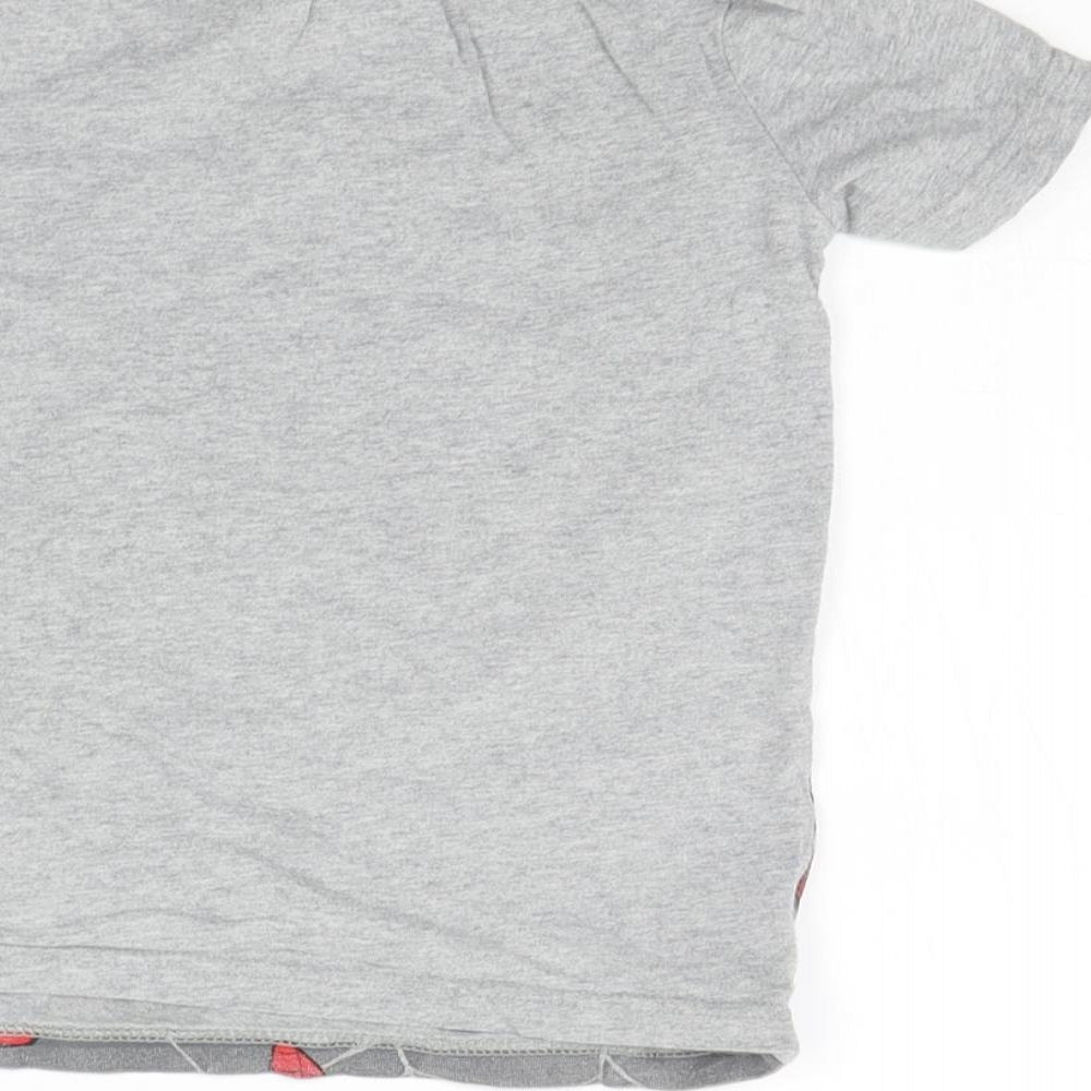 TU Boys Grey   Basic T-Shirt Size 5-6 Years  - marvel