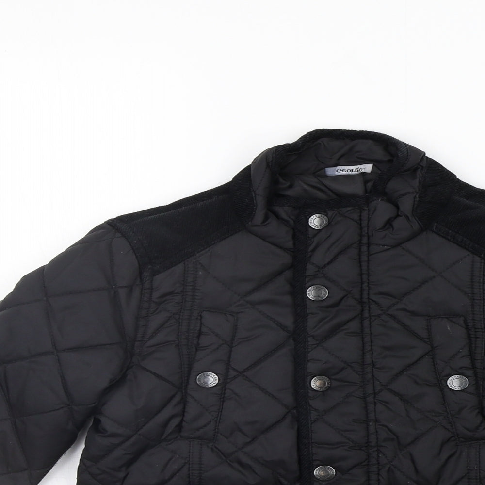 George Boys Black   Jacket Coat Size 4-5 Years