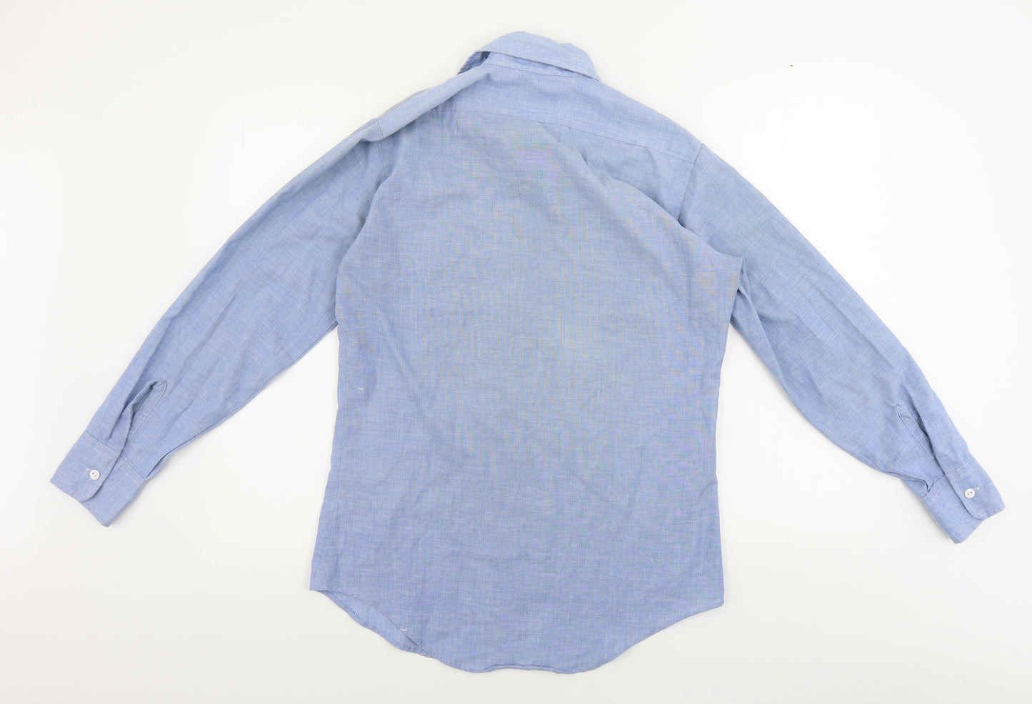 permanent press Mens Blue    Button-Up Size S
