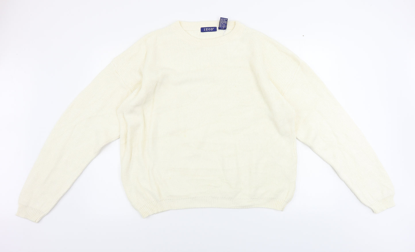 IZOD Mens Ivory   Pullover Jumper Size L