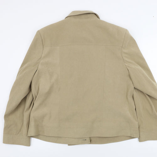 yours  Womens Beige   Jacket Coat Size 18