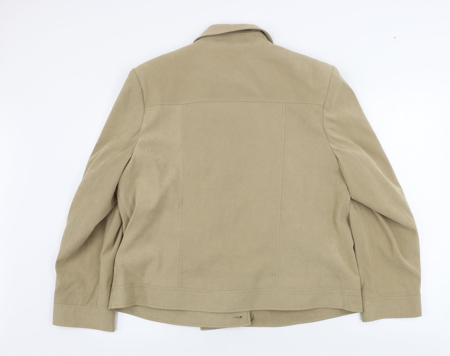 yours  Womens Beige   Jacket Coat Size 18