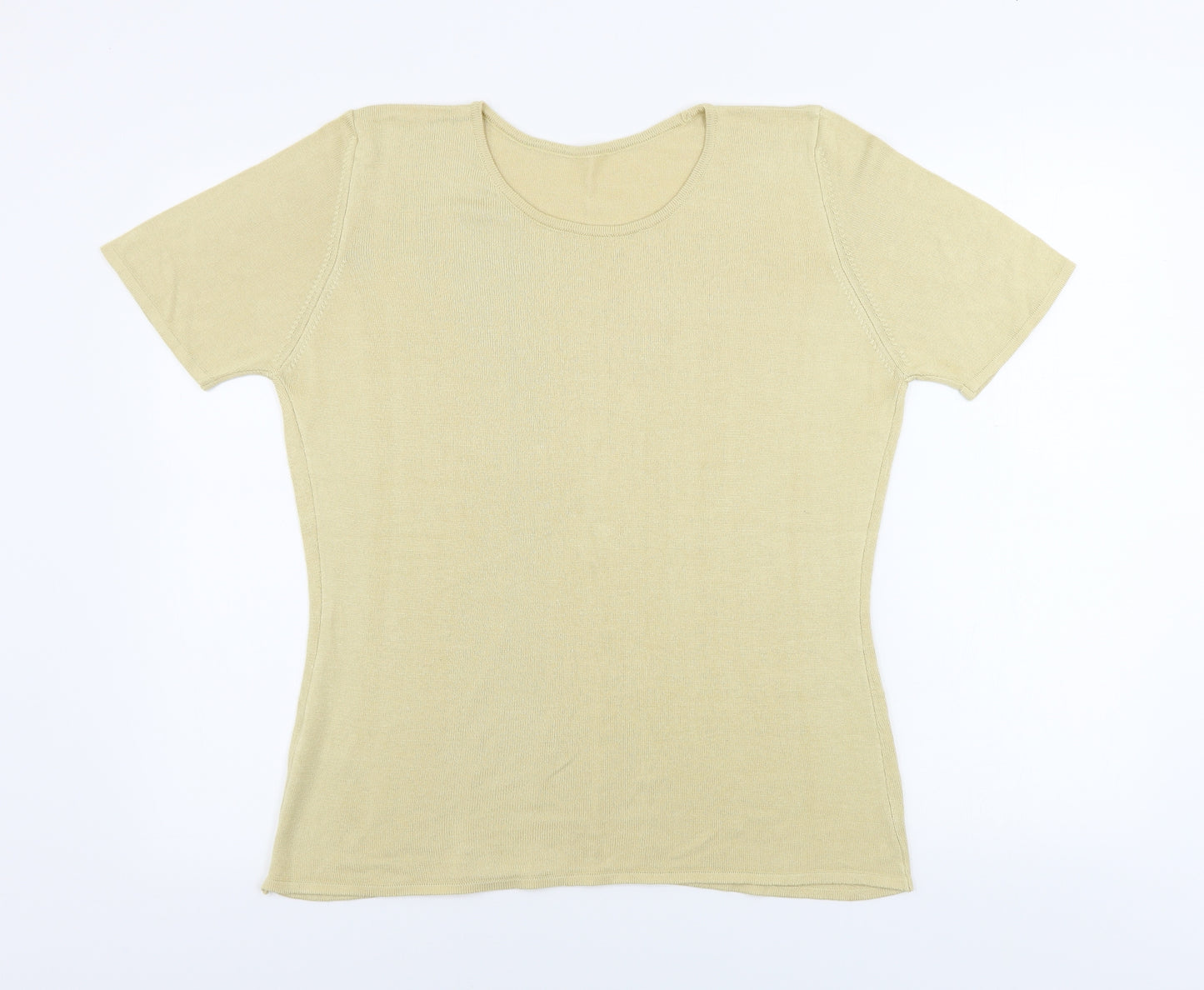 Marks and Spencer  Womens Beige   Basic T-Shirt Size 16