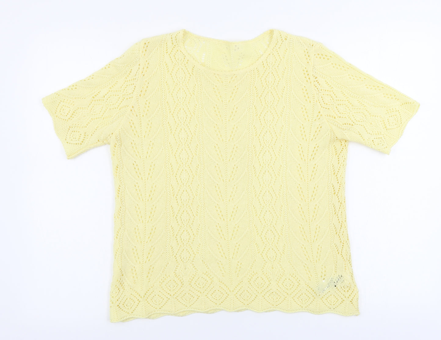 St michael       Womens Yellow   Basic T-Shirt Size 12