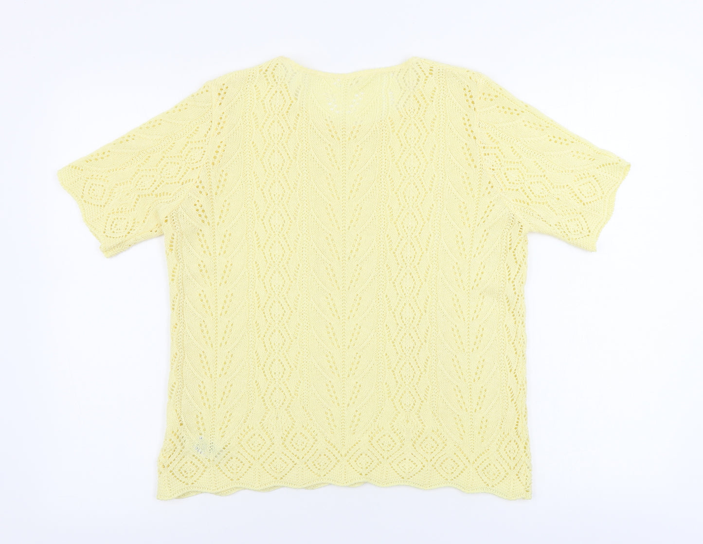 St michael       Womens Yellow   Basic T-Shirt Size 12