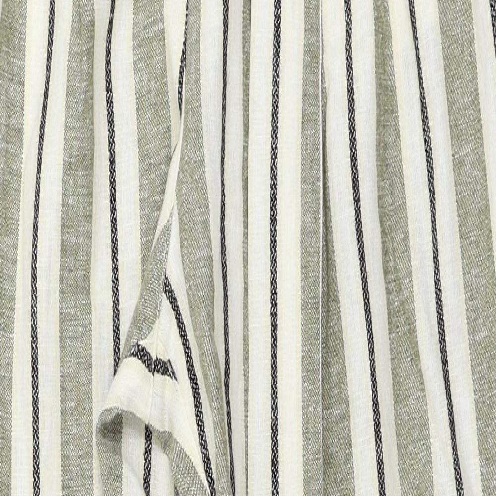 Topshop  Womens Brown Striped  Trousers  Size 10 L27 in