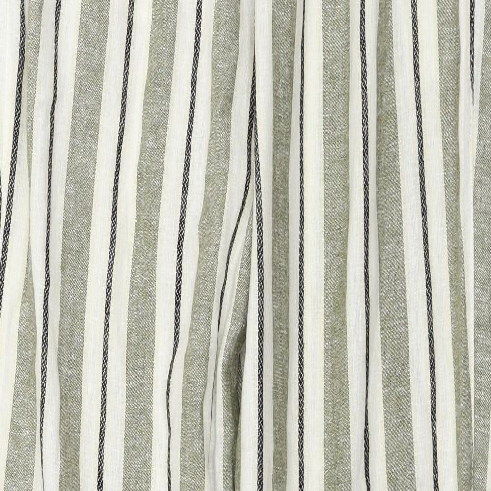 Topshop  Womens Brown Striped  Trousers  Size 10 L27 in