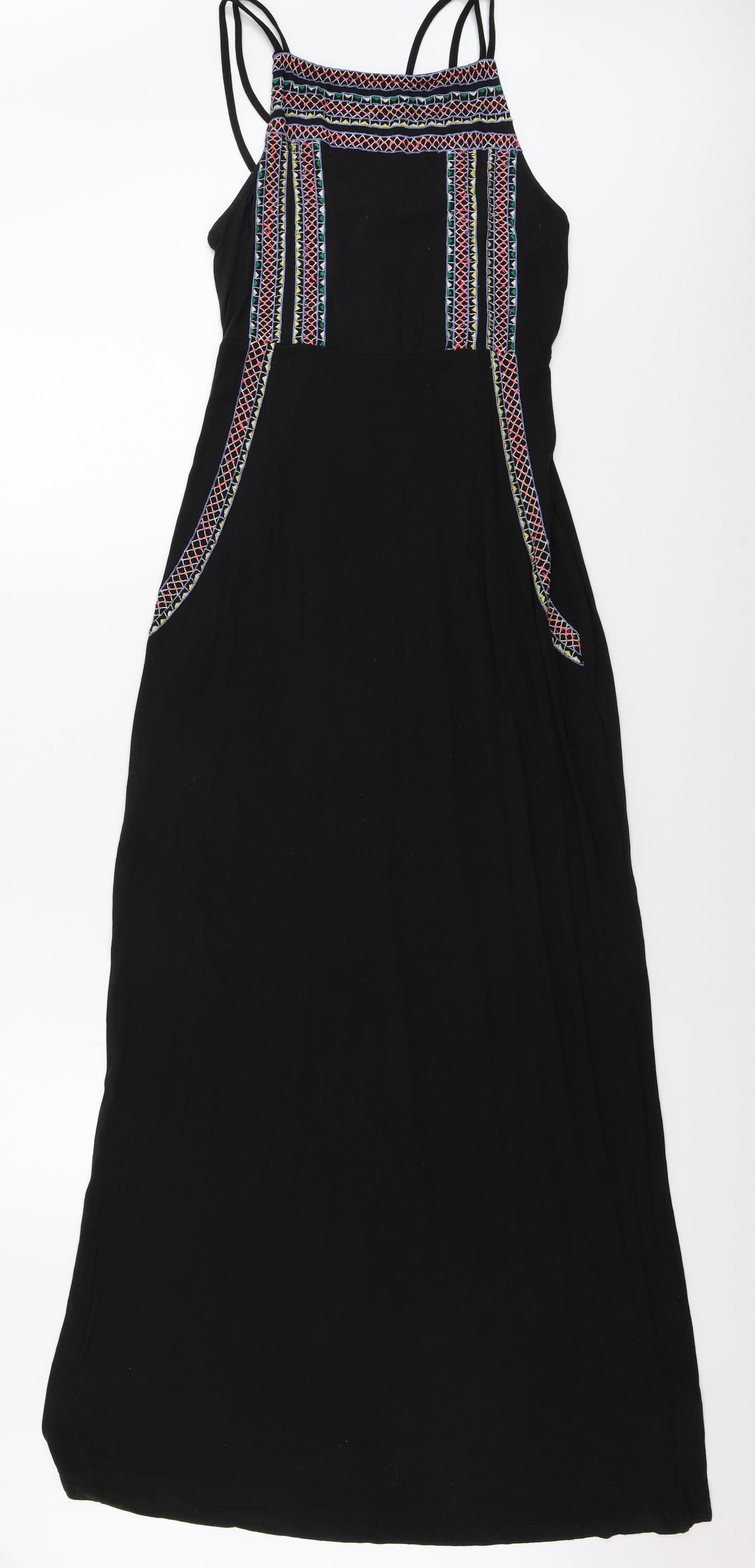 Topshop  Womens Black   A-Line  Size 10