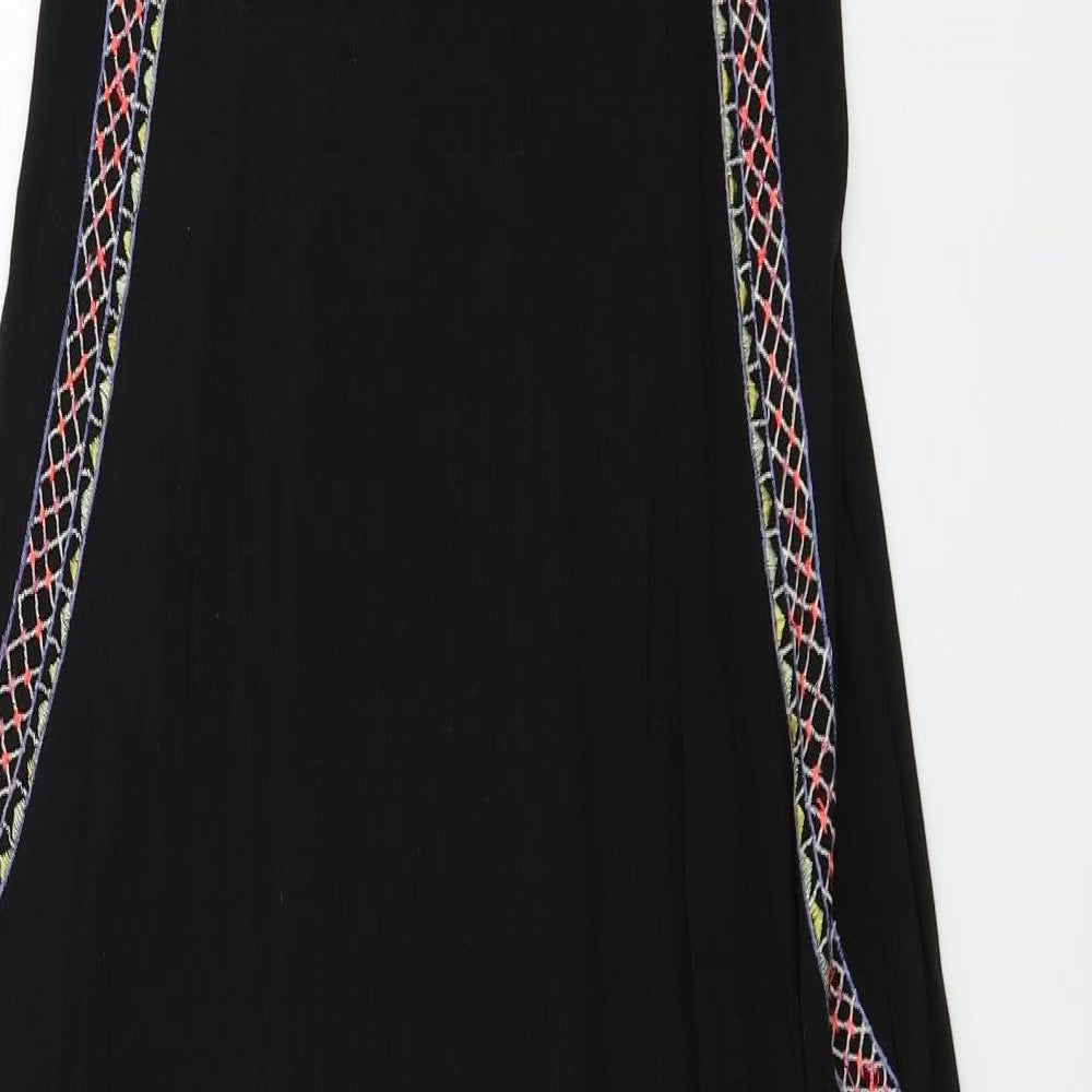 Topshop  Womens Black   A-Line  Size 10