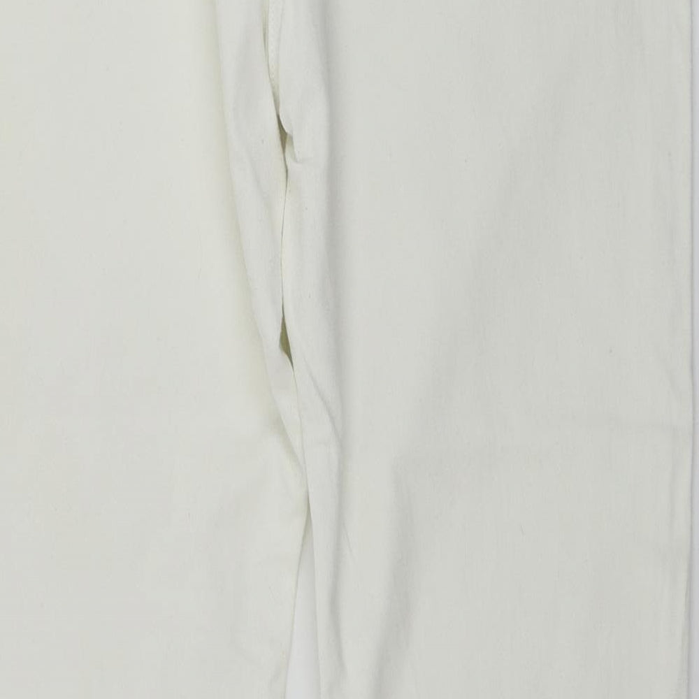 Wallis  Womens White   Straight Jeans Size 16 L27 in