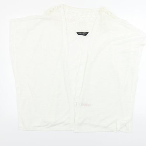 Dorothy Perkins  Womens White   Cardigan Jumper Size L