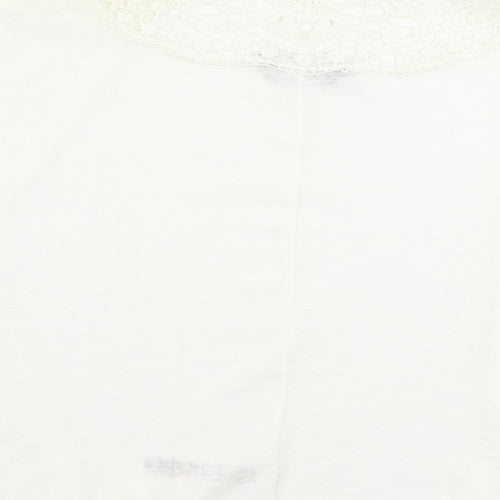 Dorothy Perkins  Womens White   Cardigan Jumper Size L