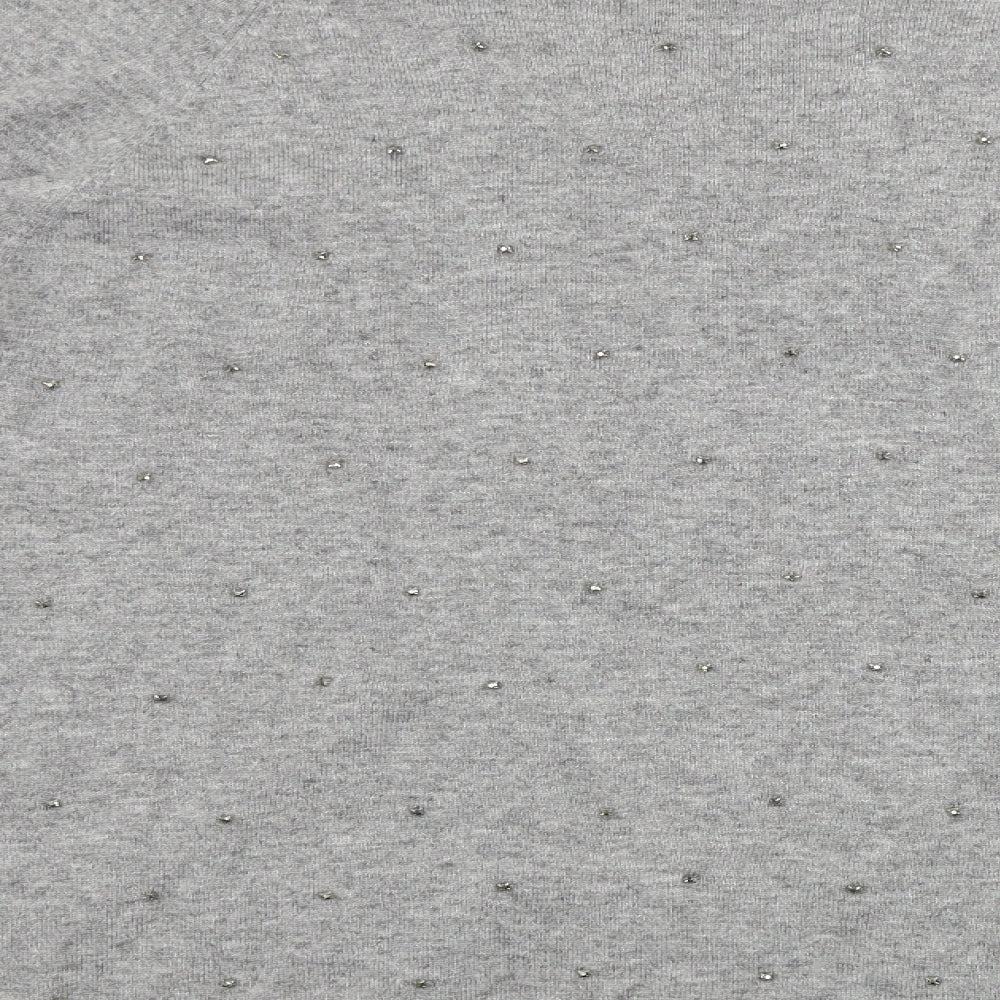 Preworn  Womens Grey   Cardigan Jumper Size 14