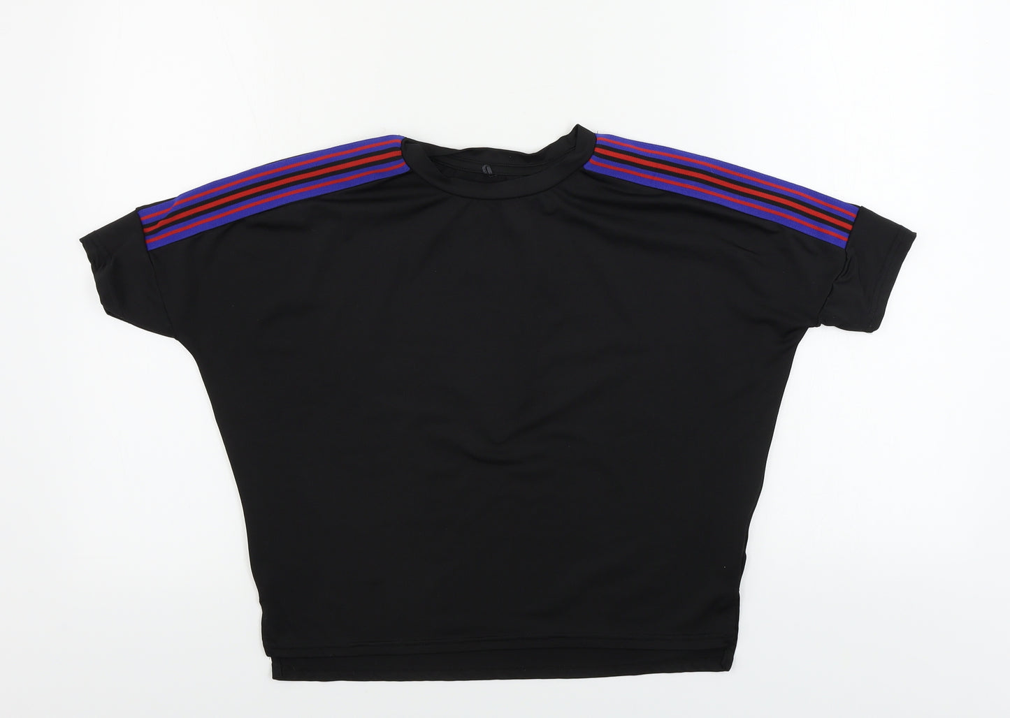 WORKOUT     Womens Black   Basic T-Shirt Size 6