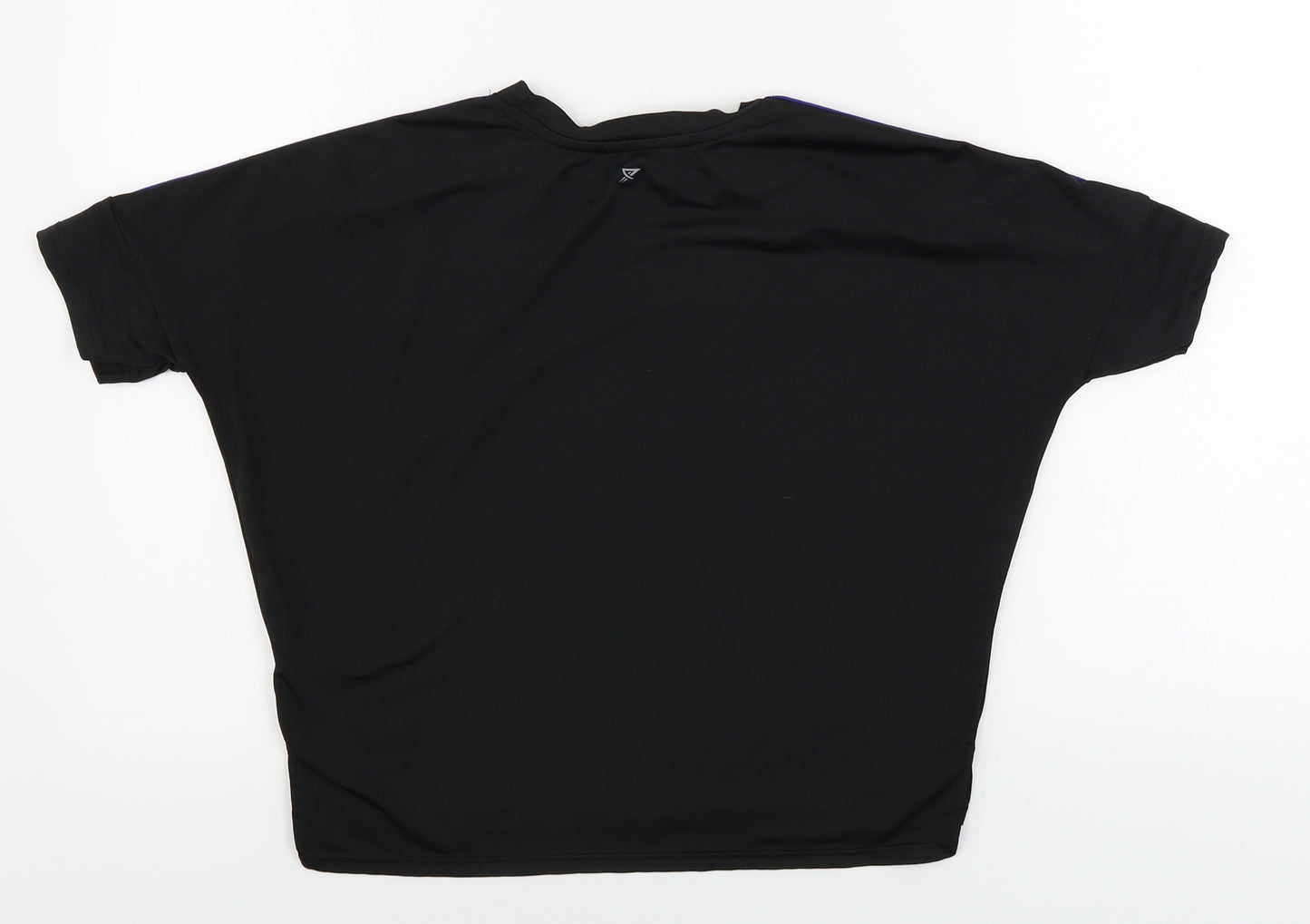 WORKOUT     Womens Black   Basic T-Shirt Size 6