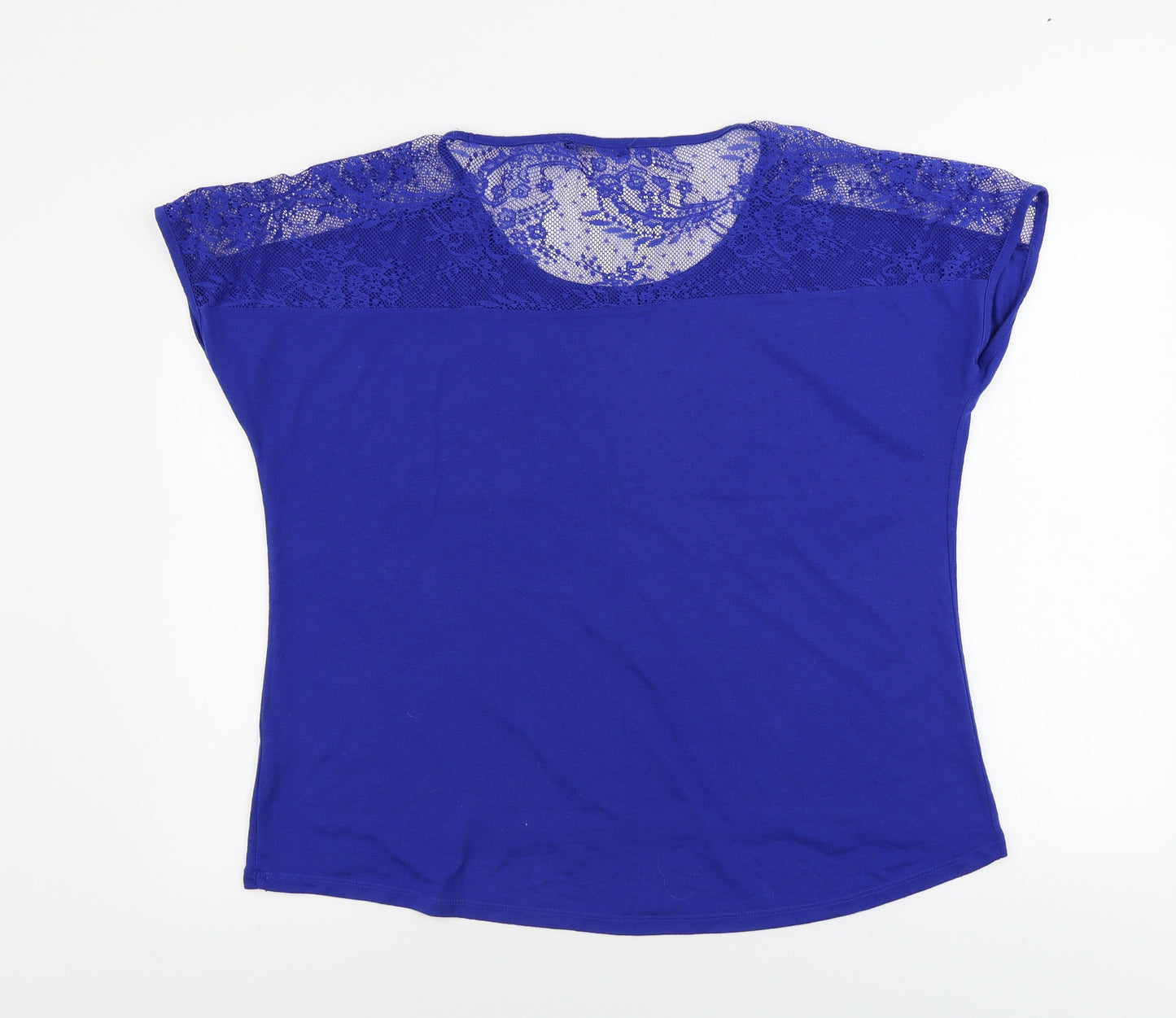 George  Womens Blue   Basic T-Shirt Size 16