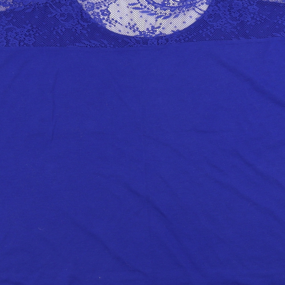 George  Womens Blue   Basic T-Shirt Size 16