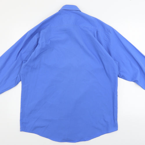 Cedar Wood State  Mens Blue    Button-Up Size 15