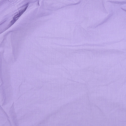 Essentials  Mens Purple    Button-Up Size 16