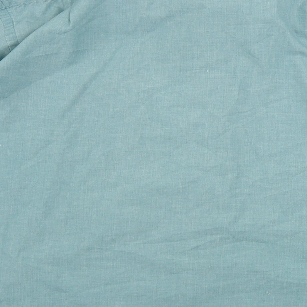 Essentials Mens Green    Dress Shirt Size 16