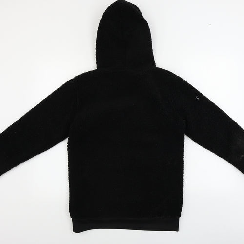 Crane Girls Black   Pullover Hoodie Size 14-15 Years