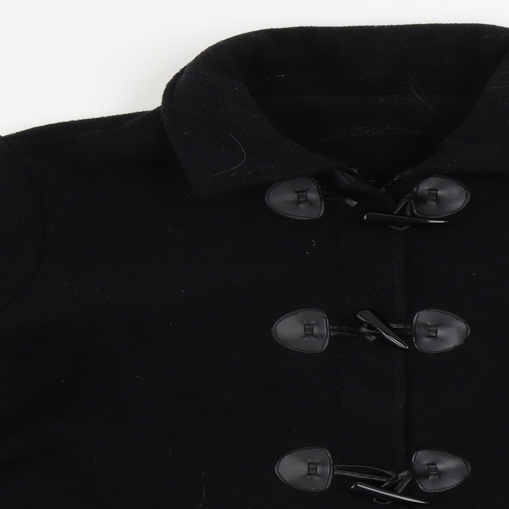 Preworn  Womens Black   Jacket Coat Size 18