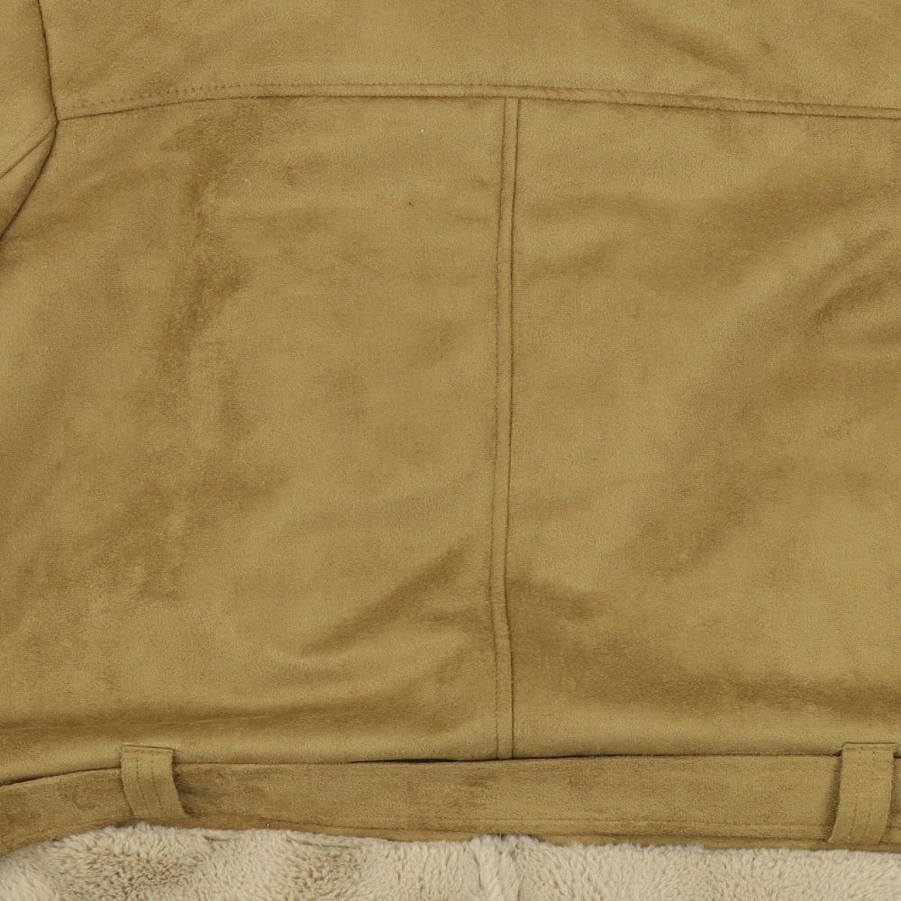 Topshop Womens Brown   Jacket Coat Size 12