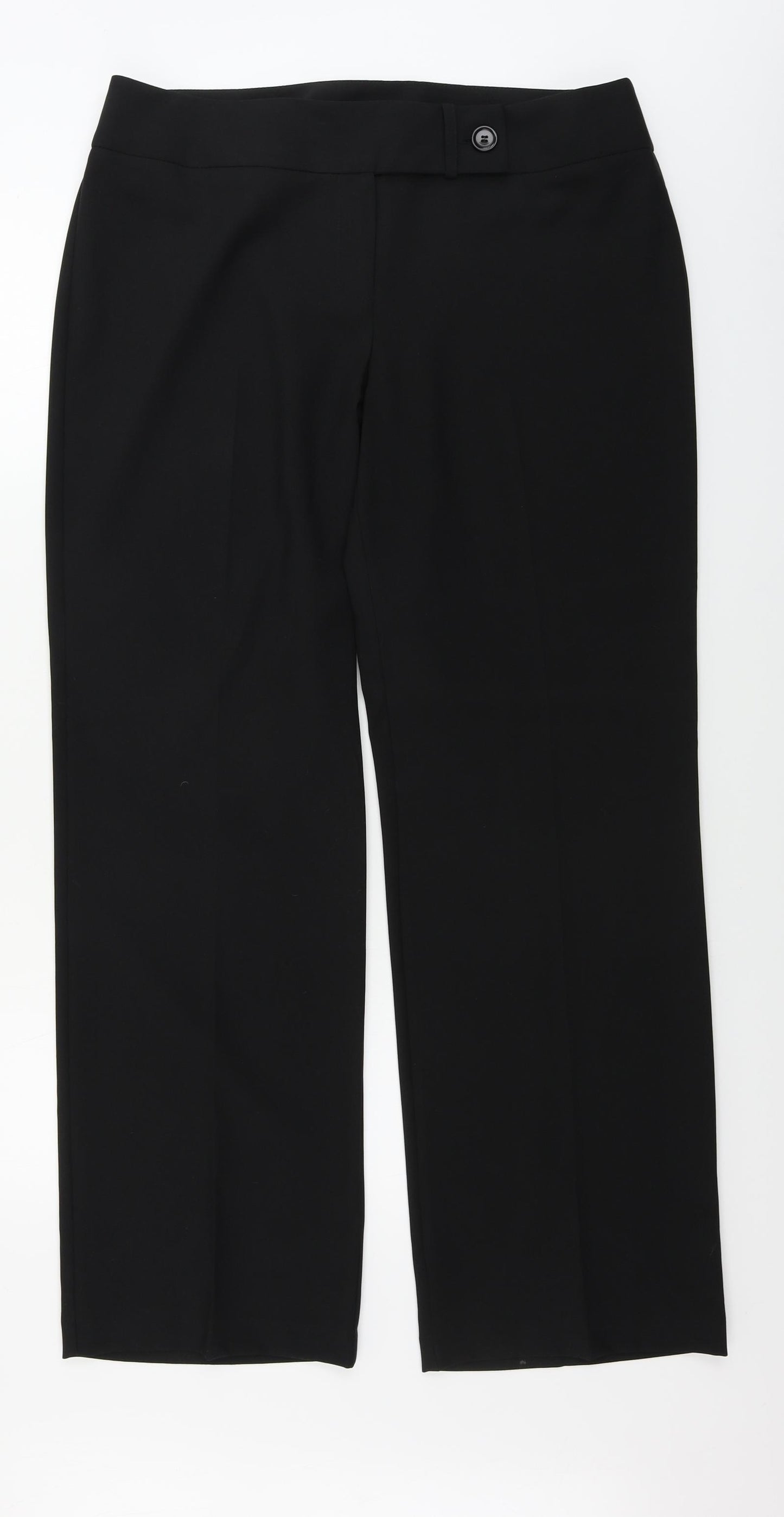 George Womens Black   Trousers  Size 16 L28 in