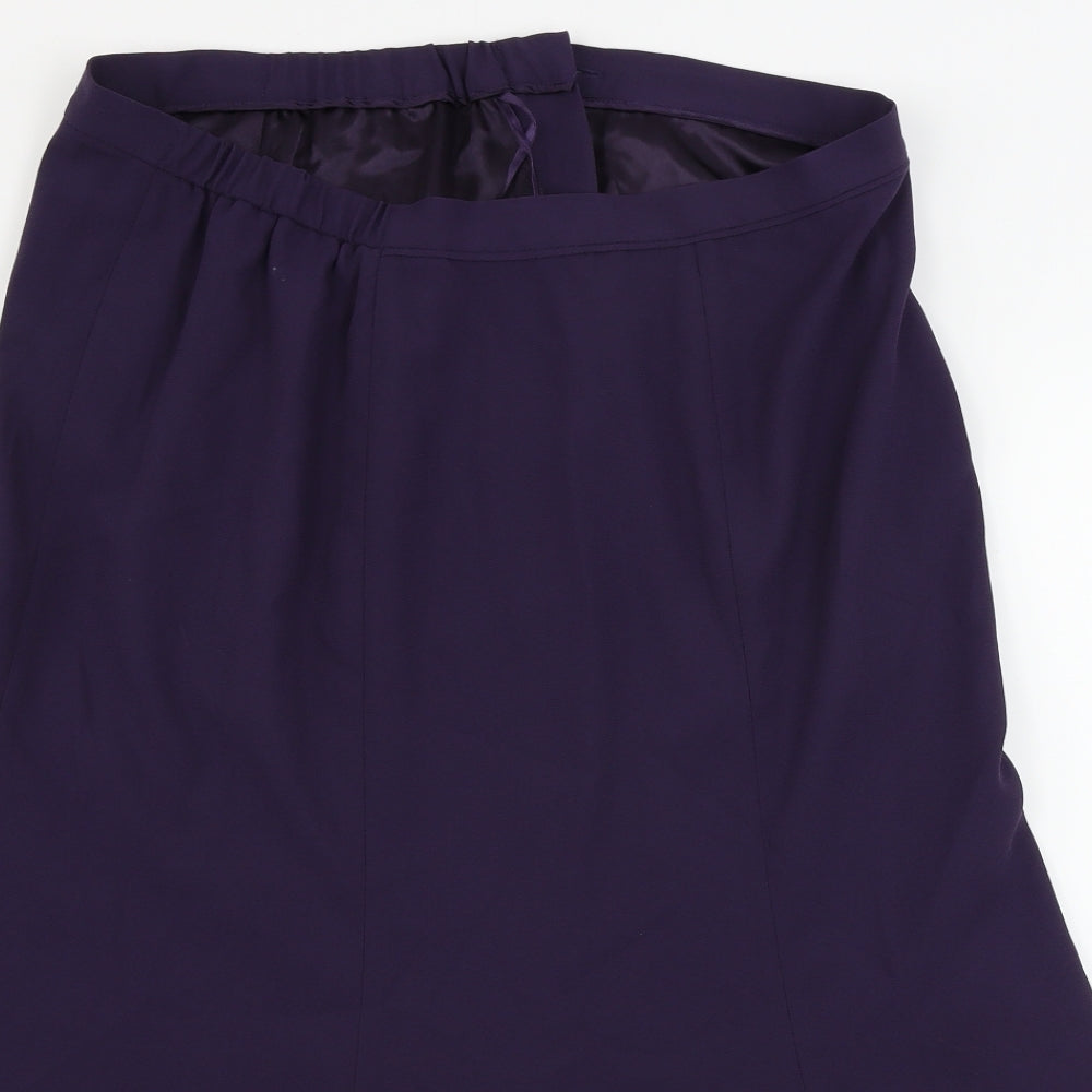 Eastex Womens Purple   A-Line Skirt Size 16