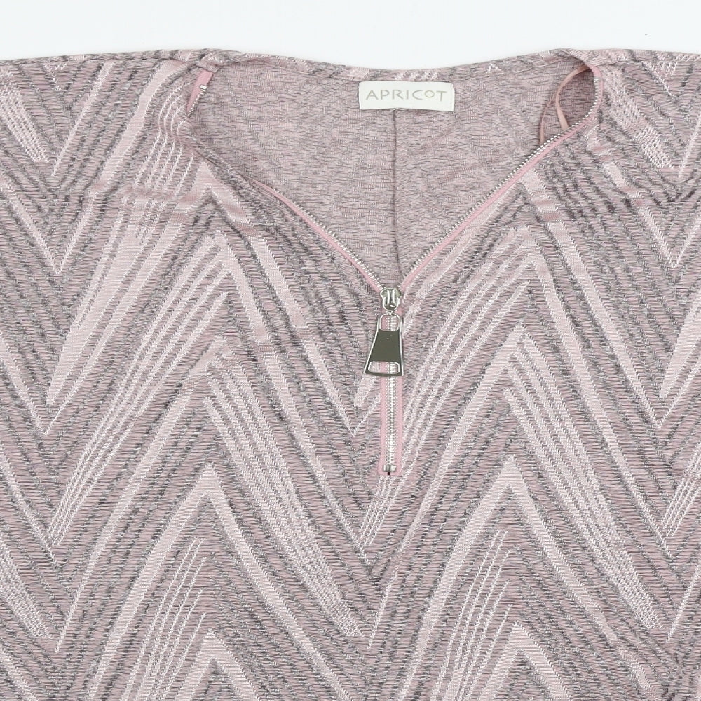 Apricot  Womens Pink   Basic Blouse Size M