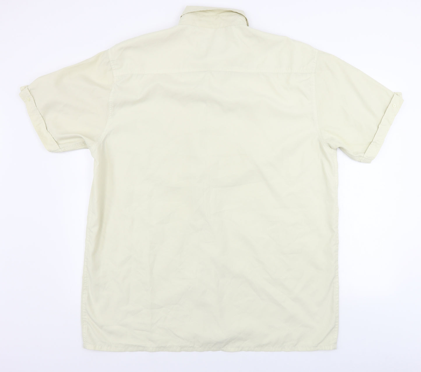 Pod Mens Beige    Button-Up Size XL