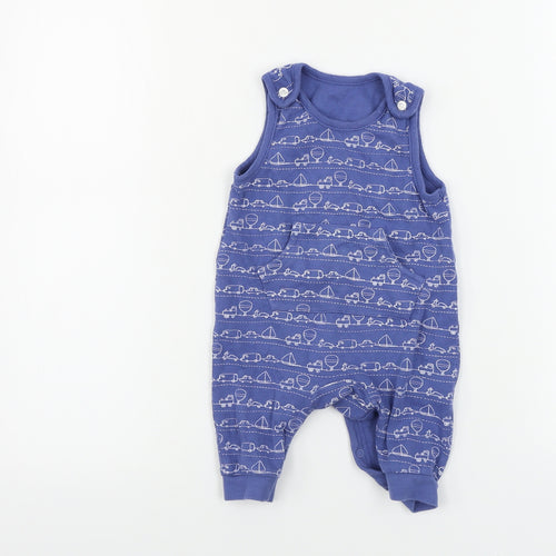 Mini Club Boys Blue   Babygrow One-Piece Size 0-3 Months