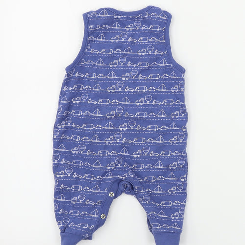Mini Club Boys Blue   Babygrow One-Piece Size 0-3 Months